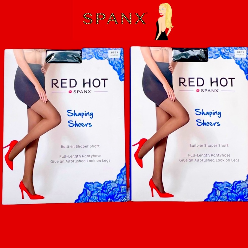 2 NWT SPANX Shaping Sheers Sz 2